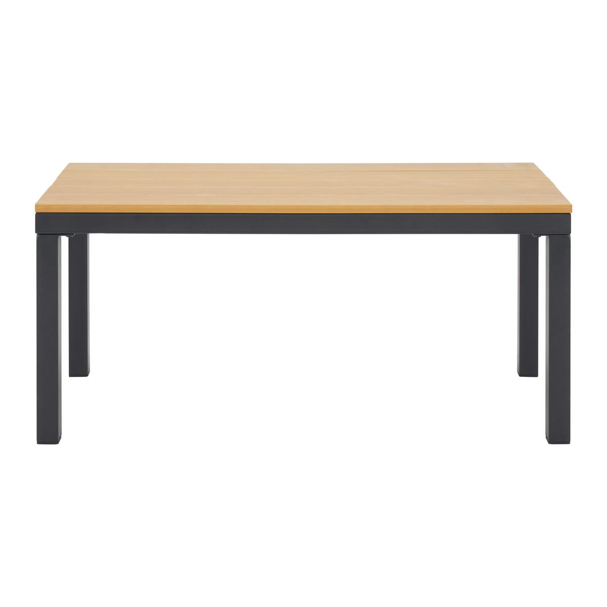 KOMPLET MEBLI TARASOWYCH ARIANNA - czarny, Modern, tworzywo sztuczne/metal (120/70/72cm) - Bessagi Garden