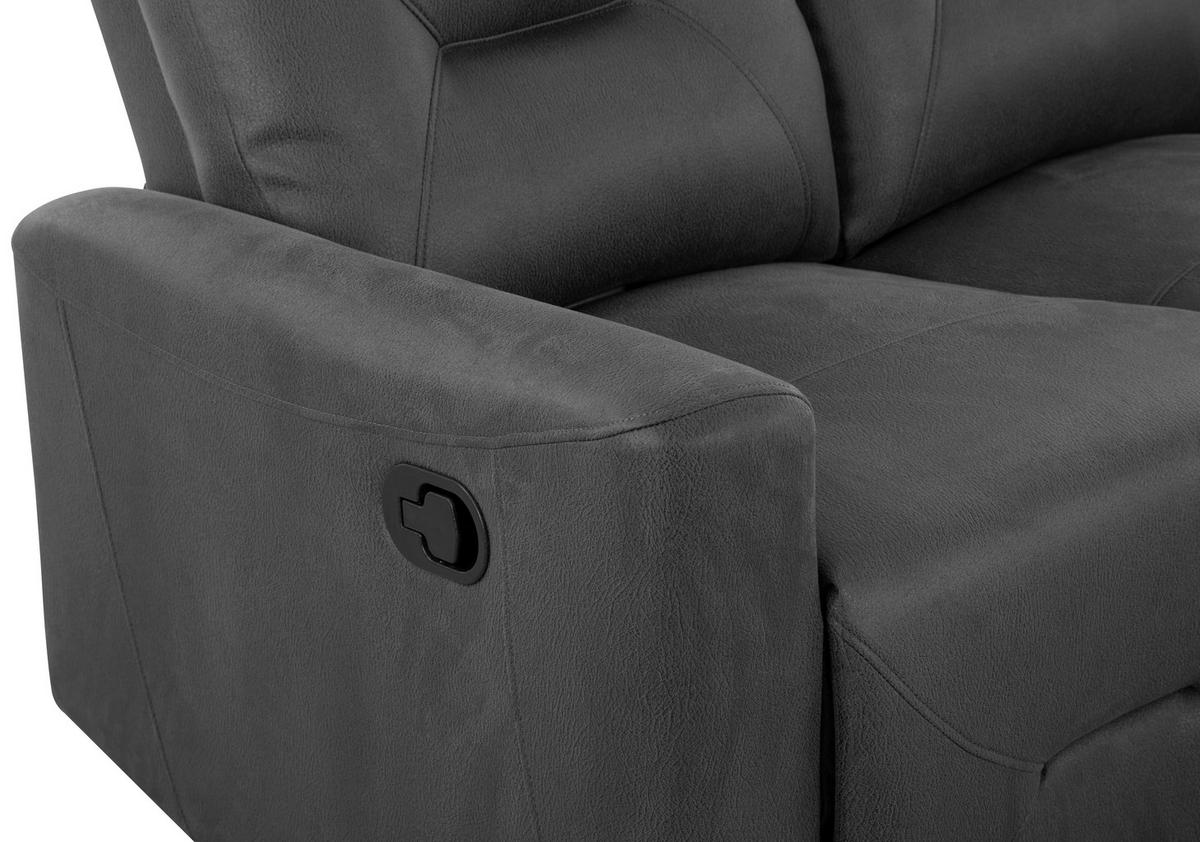 Zofa Aureli, Črna - črna, Basics, kovina/tekstil (186,5/102,5/92,5cm) - Livetastic