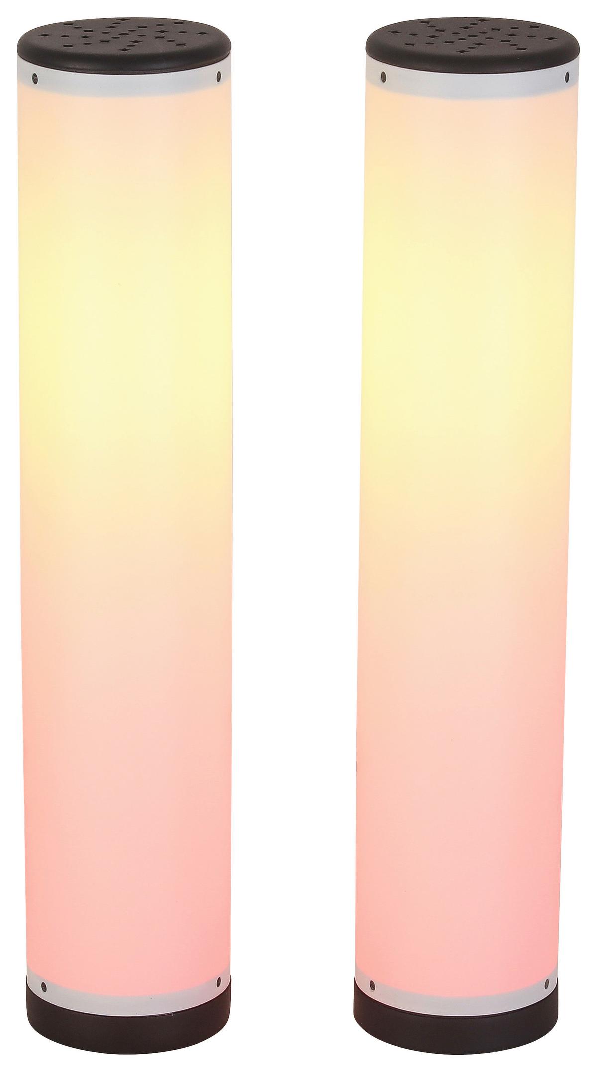 LED-Tischleuchte Nolam max. 2,5 Watt - Weiss/Schwarz, Modern, Kunststoff (6,4/31cm) - Modern Living