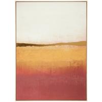 Vászonkép Kb. 100/140cm Denise - bézs/pink, műanyag/textil (100/140cm) - Modern Living