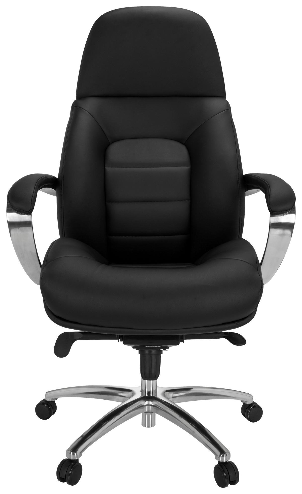 Pisarniški Stol Brenton Xxl, Črna - črna, Moderno, kovina/umetna masa (73/137/73cm) - MID.YOU