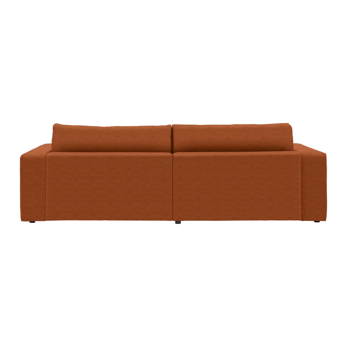 Ecksofa Fabiona links Rostfarben - Rostfarben/Schwarz, MODERN, Holz/Kunststoff (194/85/268cm) - Premium Living