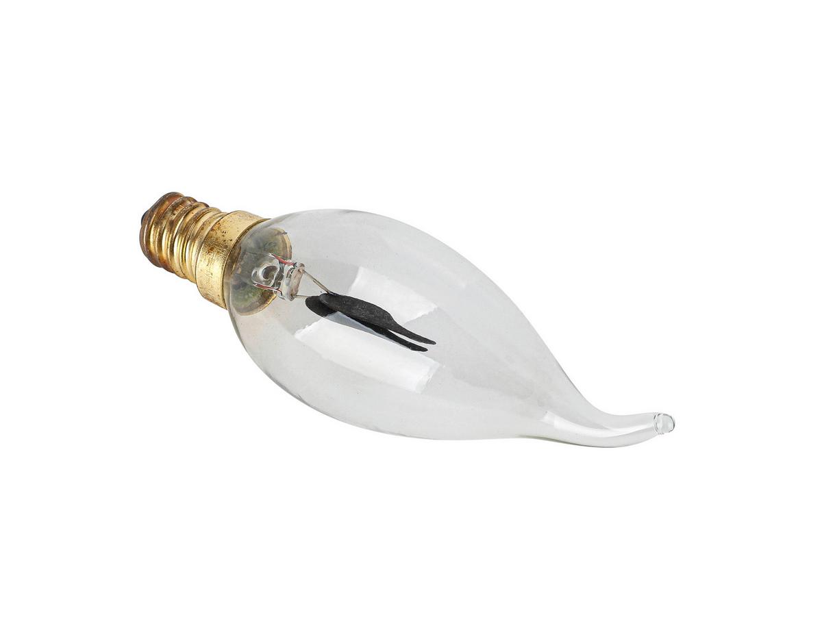 Led Žarulja C82228mm - boje mjeda/prozirno, Konvencionalno, staklo/metal (3,5/12,5cm) - Mömax