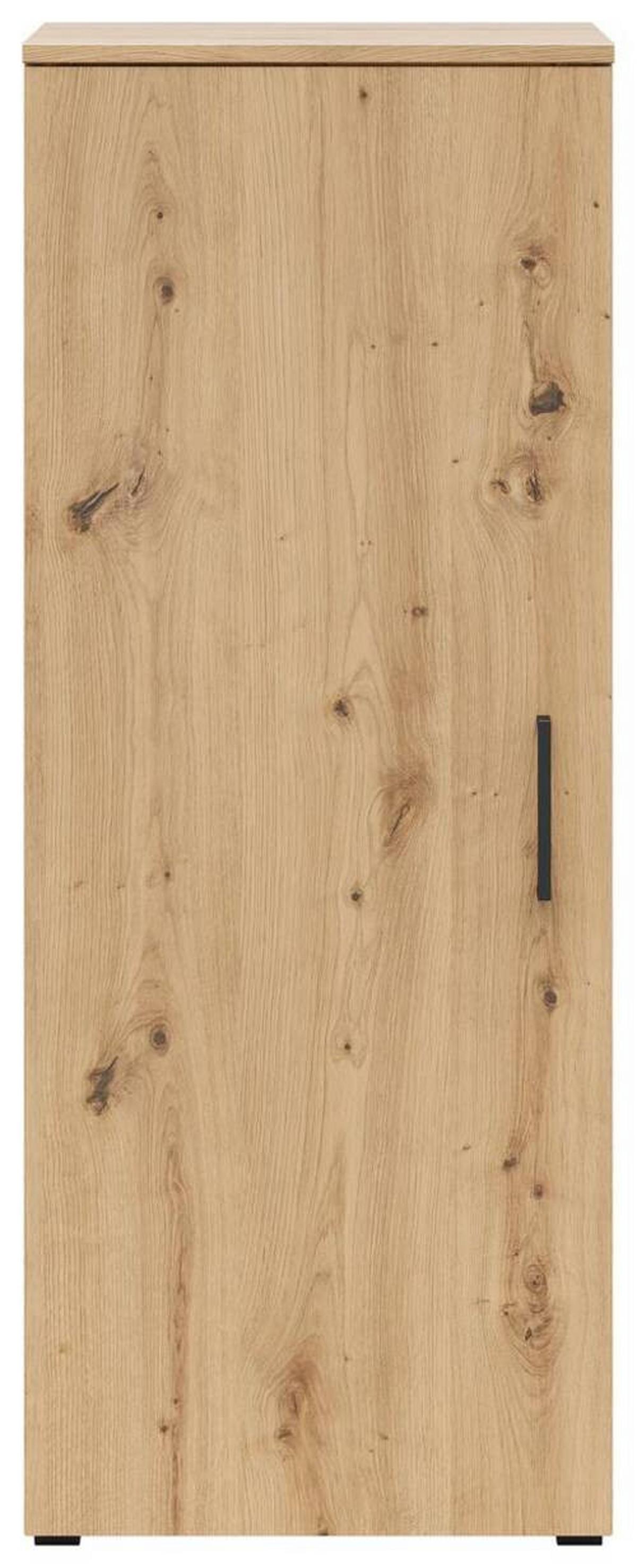 KOMODA MULTISTAURAUM - antracytowy/czarny, Modern, materiał drewnopochodny/tworzywo sztuczne (45/115/40cm) - Carryhome