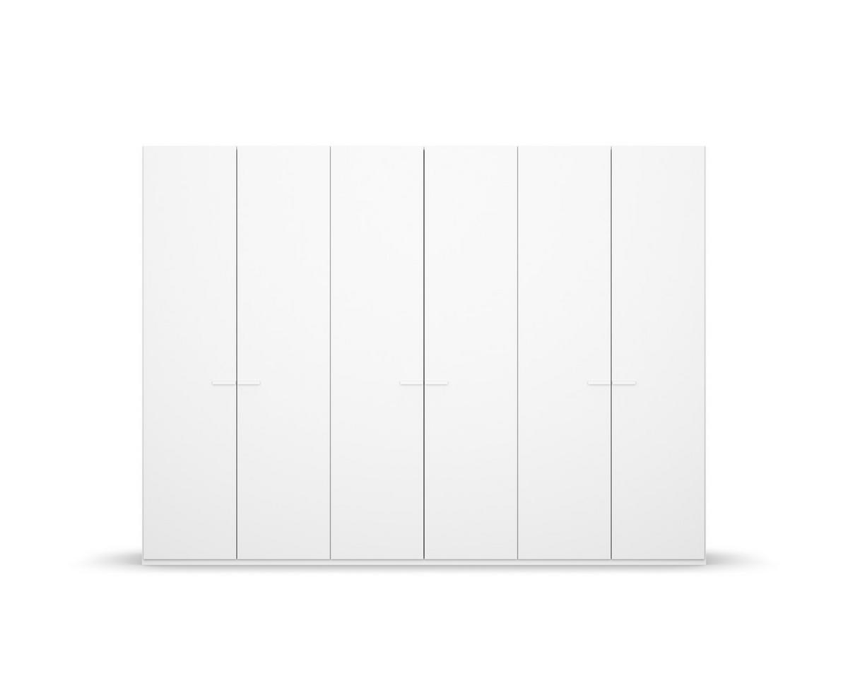 Omara S Klasičnimi Vrati Skat Classic, Bela - bela, Trend, kovina/leseni material (301/235/60cm) - Novel