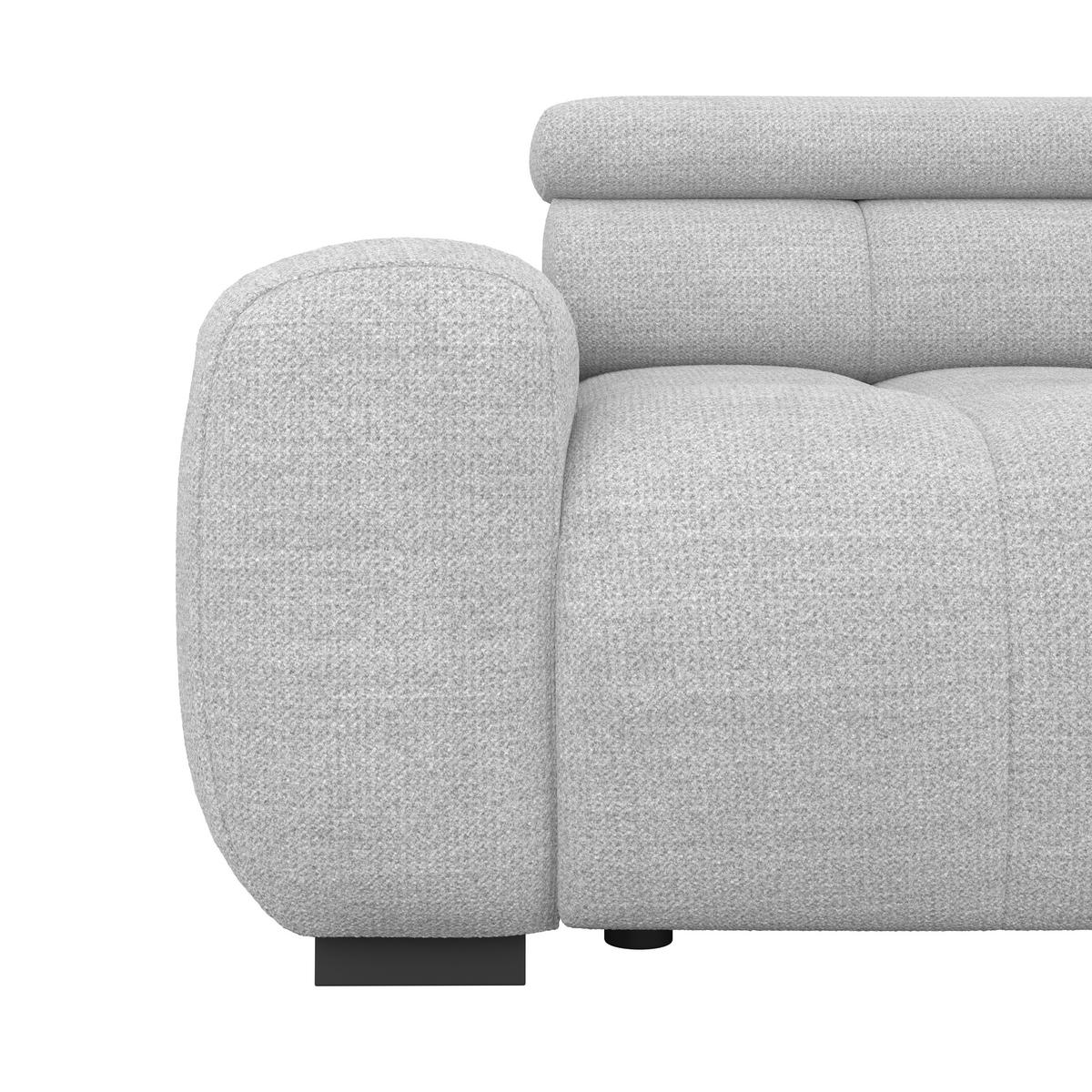 Velika Sofa Bull - tamno siva/crna, Design, tekstil/plastika (248/77-97/108cm) - Luca Bessoni
