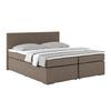 Boxspring Krevet Nero - boje blata/boje kroma, Konvencionalno, tekstil/metal (180/200cm) - Best Price