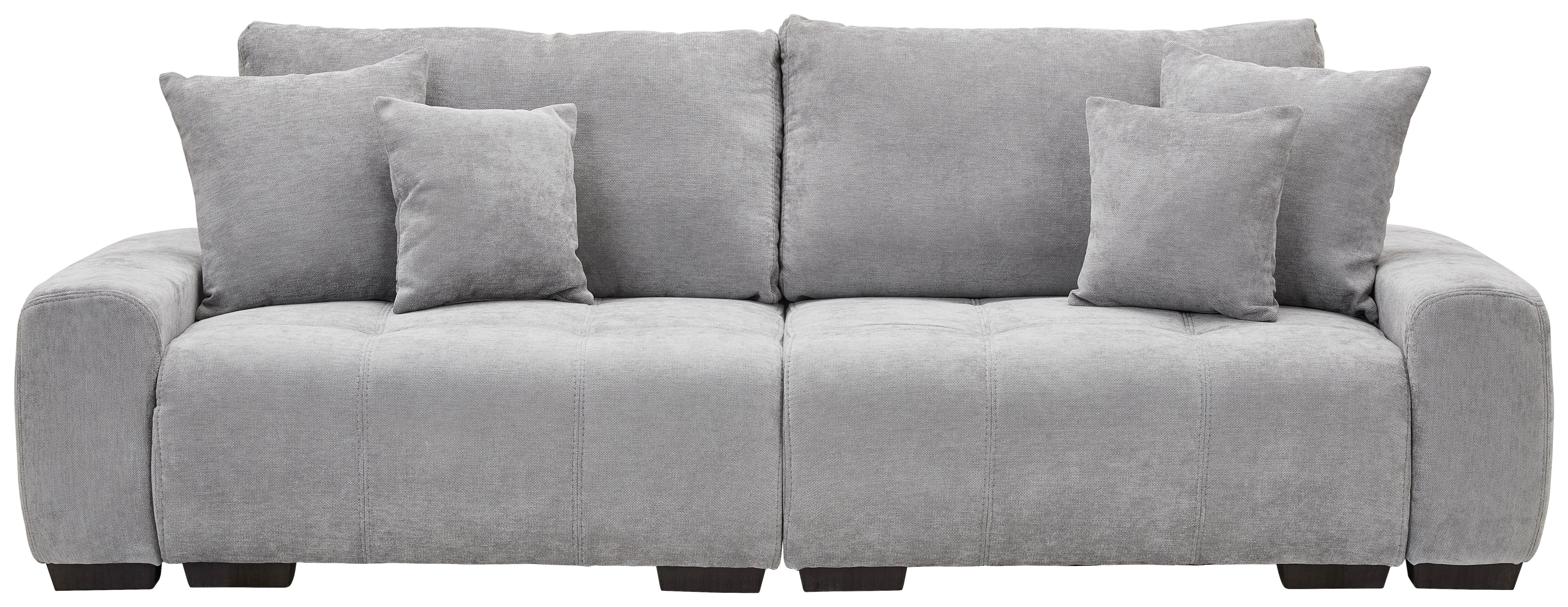 Canapea Bigsofa TOLEDO - gri deschis, Konventionell, textil (250/100/90cm) - Best Price