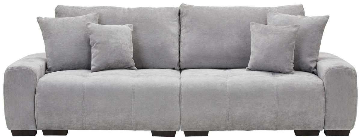 Mega Sofa Toledo - tamno smeđa/svijetlo siva, Konvencionalno, tekstil/plastika (250/100/90cm) - Best Price