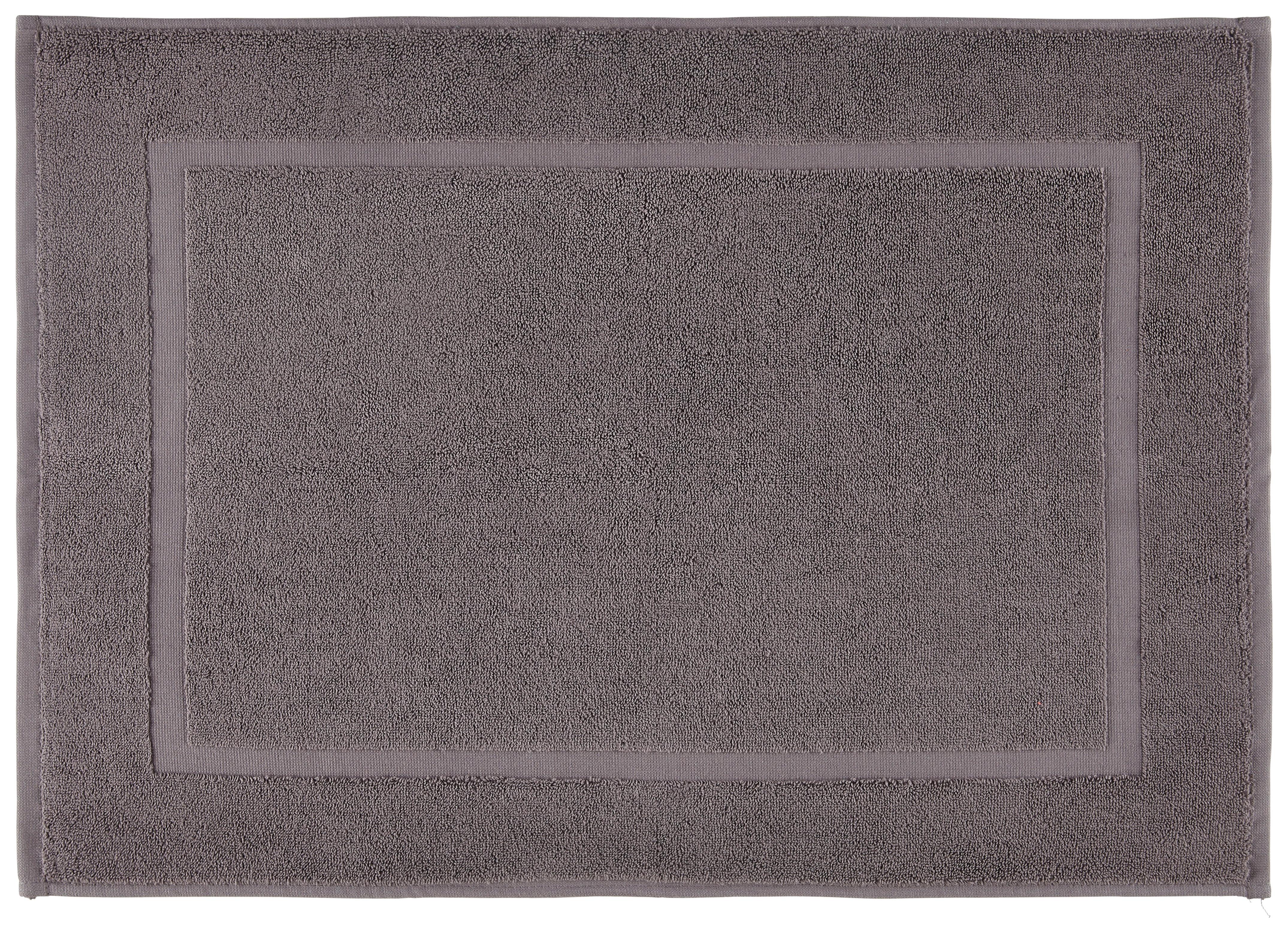 Badematte Melanie in Grau ca. 50x70cm - Anthrazit, Textil (50/70cm) - Modern Living