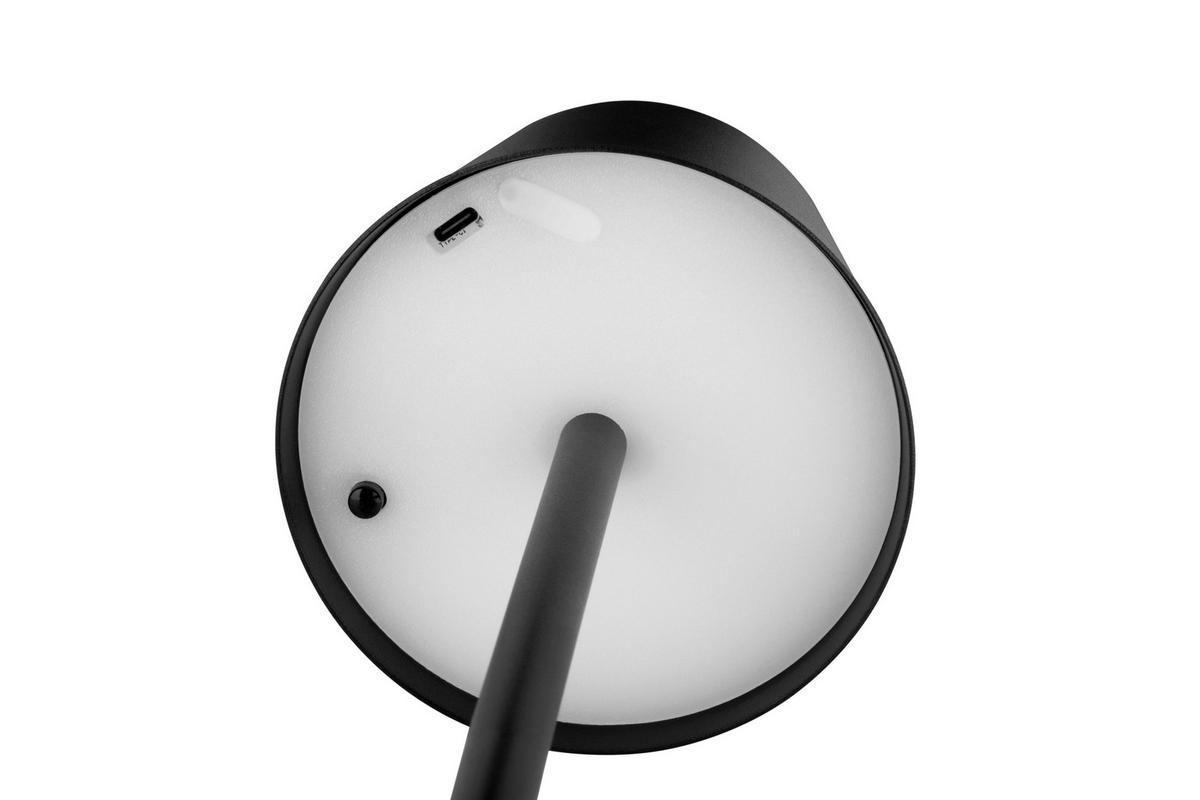 LAMPA SOLARNA MOBILE - czarny/biały, Basics, tworzywo sztuczne/metal (10,7/38cm) - Ambia Garden