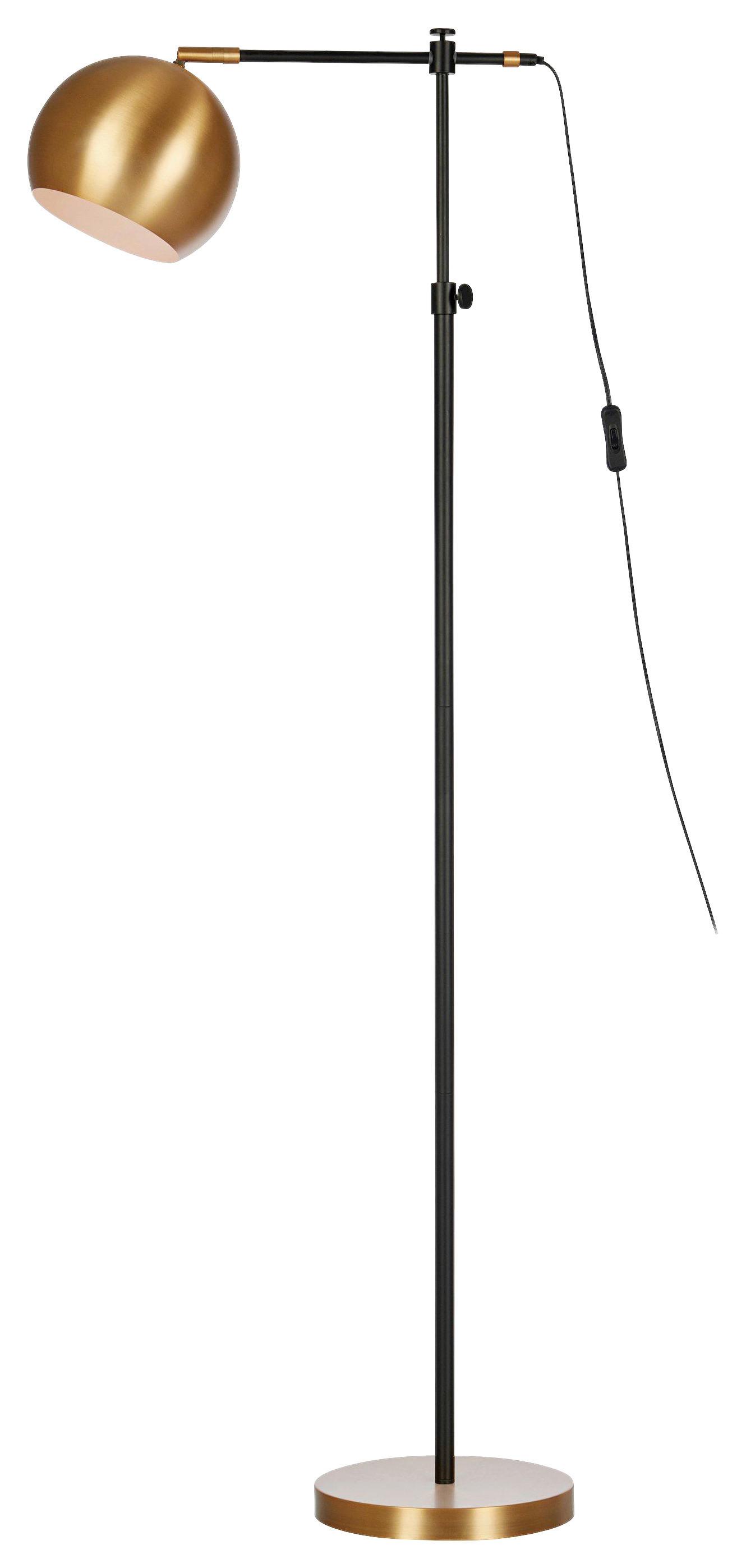 Stehleuchte Chester Messingfarben max. 40 Watt - Messingfarben, Basics, Metall (54/54/135cm) - Markslöjd