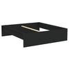 Posteljni Okvir Unit 180 - antracit, Konvencionalno, leseni material (180/200cm) - Based