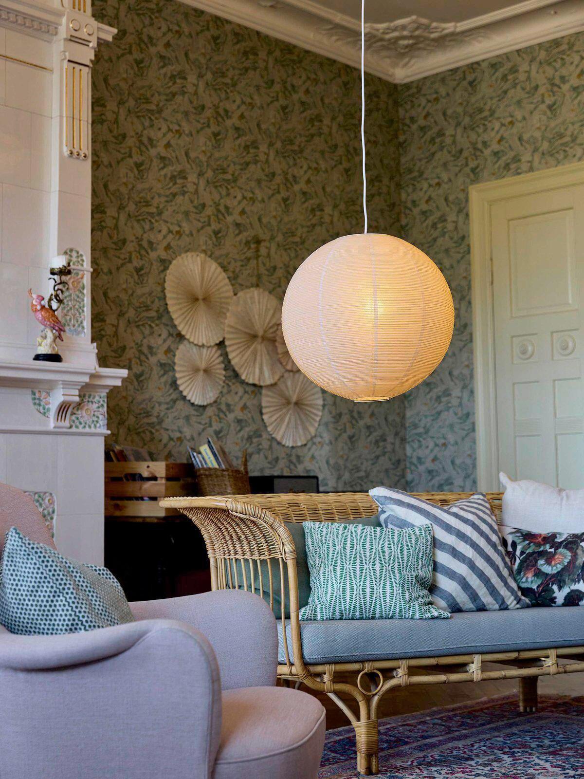 ABAŻUR 5010-066 HARU - beżowy, Natur, papier (50/50cm) - PR Home