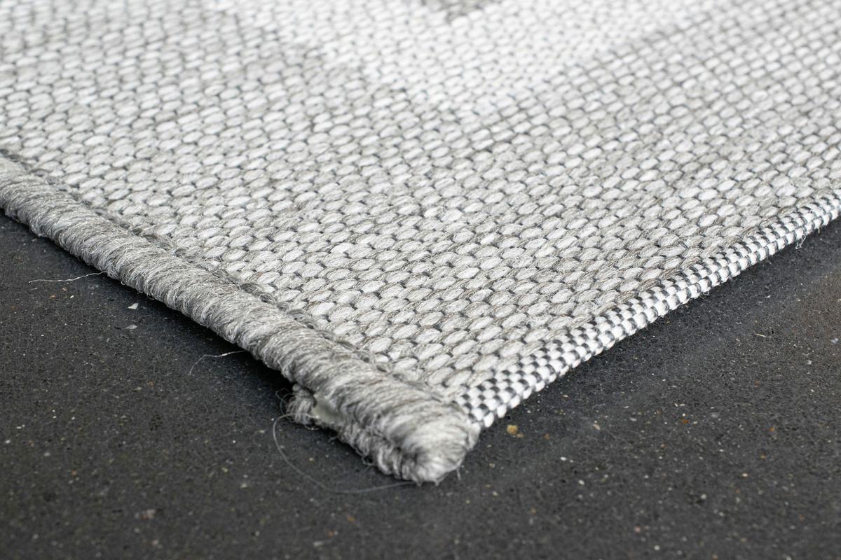 DYWAN ZEWNĘTRZNY AMALFI - kolor srebrny/jasnoszary, Konventionell, tkanina (160/230cm) - Novel