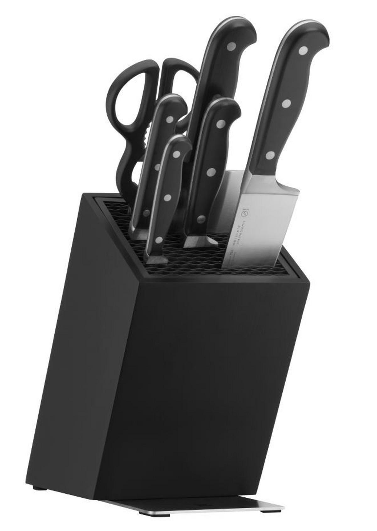 BLOK NA NOŻE 1893864500 WMF - czarny, Basics, drewno - WMF