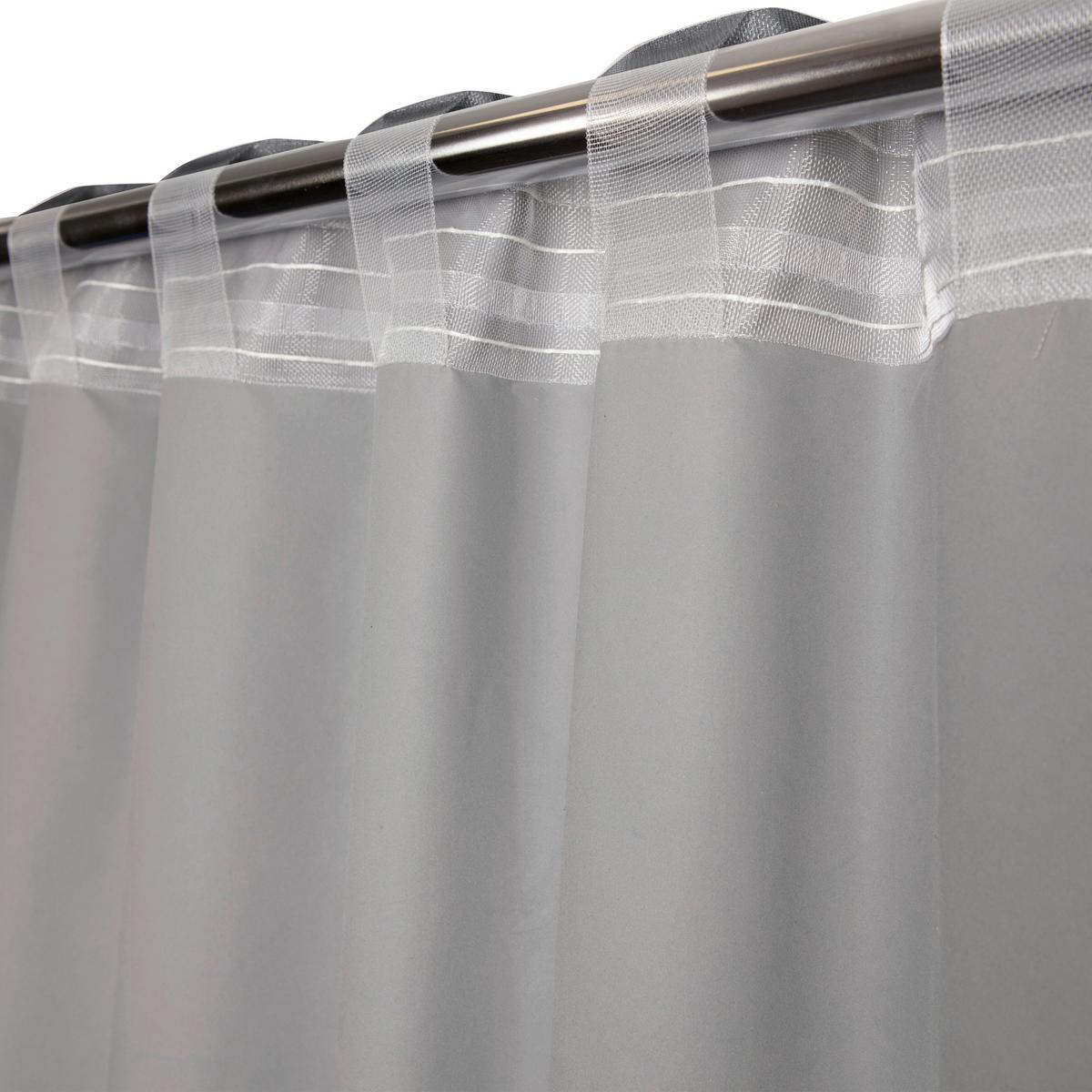ZASŁONA GOTOWA 0133383 PROTECT OCC THERMIQUE - antracytowy, Basics, tkanina (135/280cm)