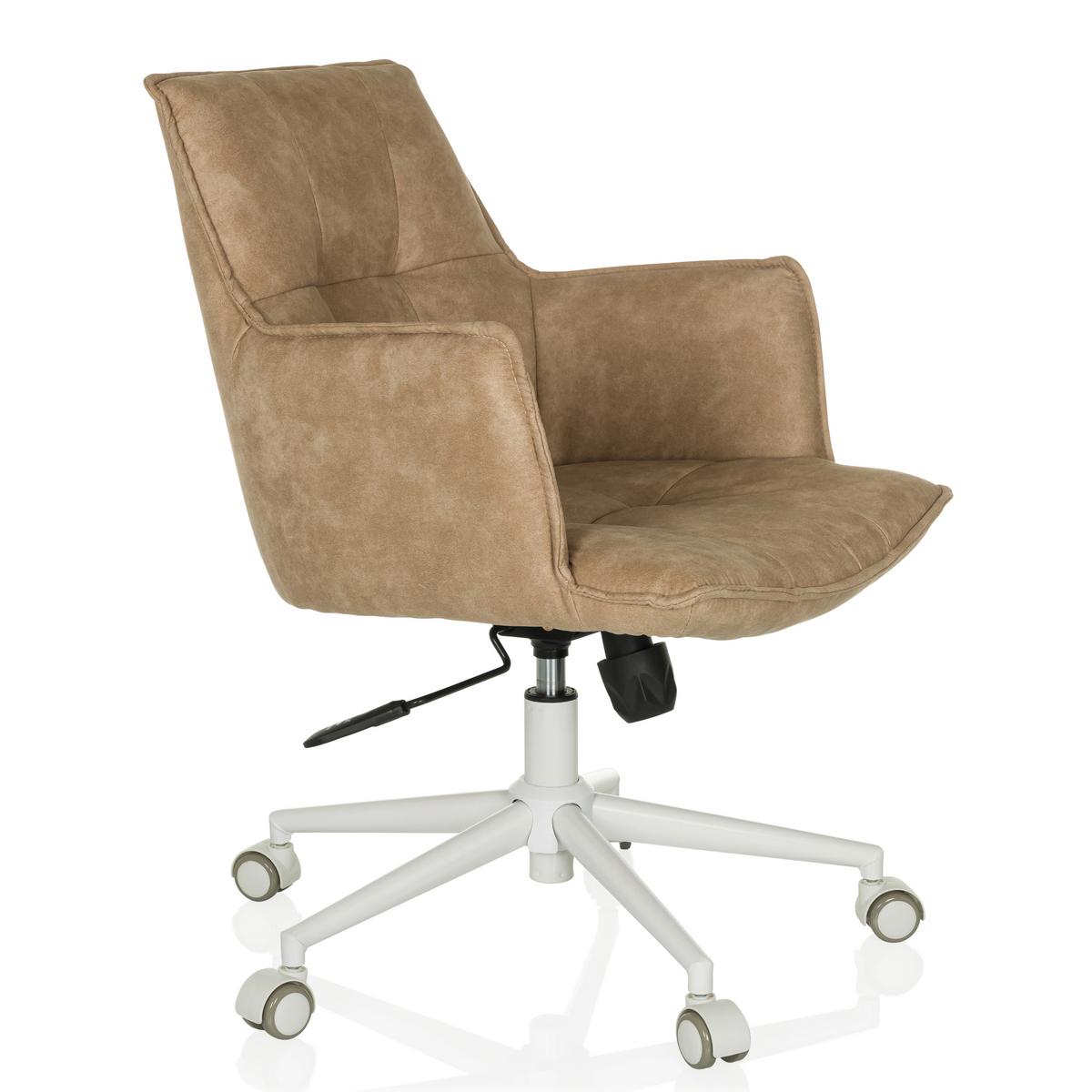 Vrtljivi Stol Solao Life, Bež - bela/bež, Moderno, kovina/umetna masa (54/85/70cm) - MID.YOU