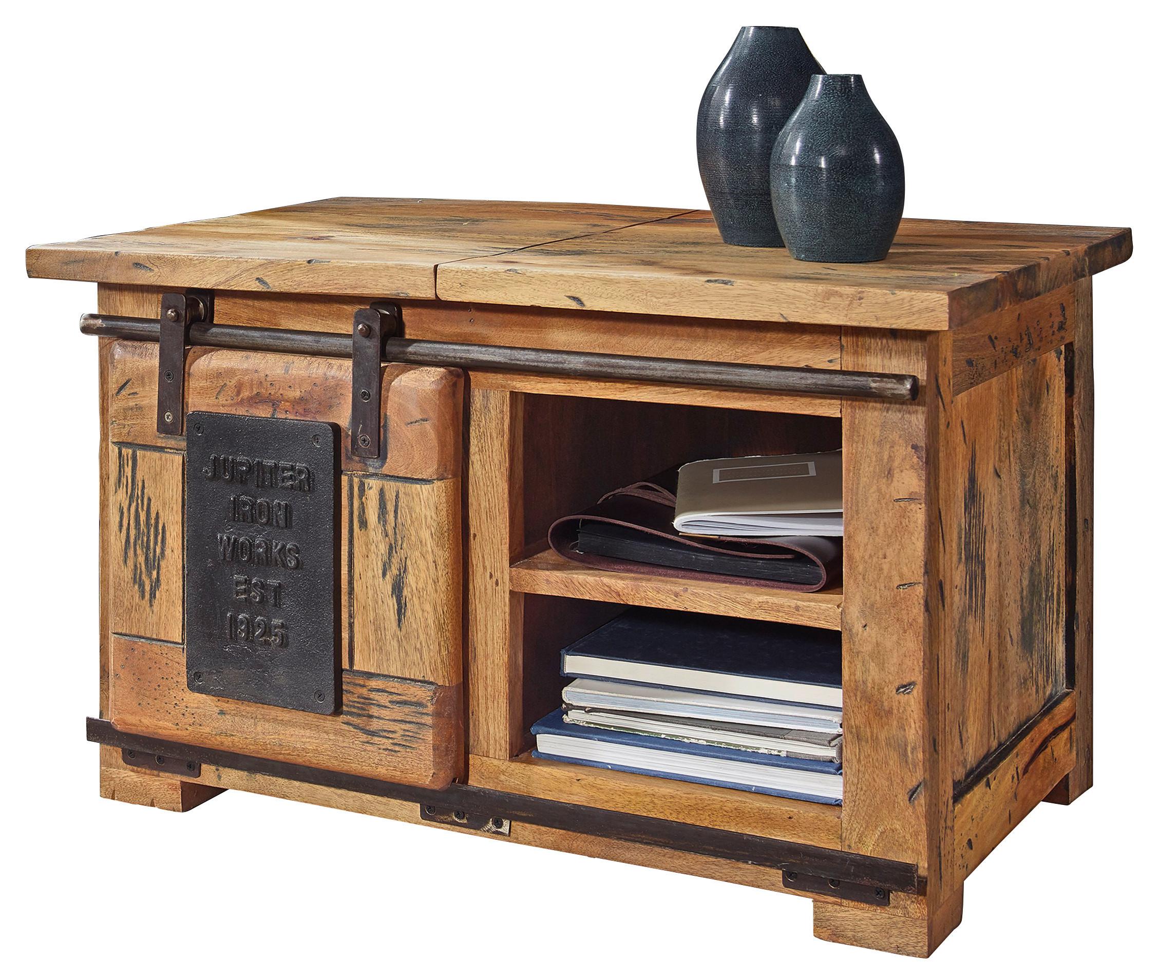 SKRZYNIA ELVIRA - kolor naturalny, Konventionell, drewno (76/46/51cm) - Livetastic