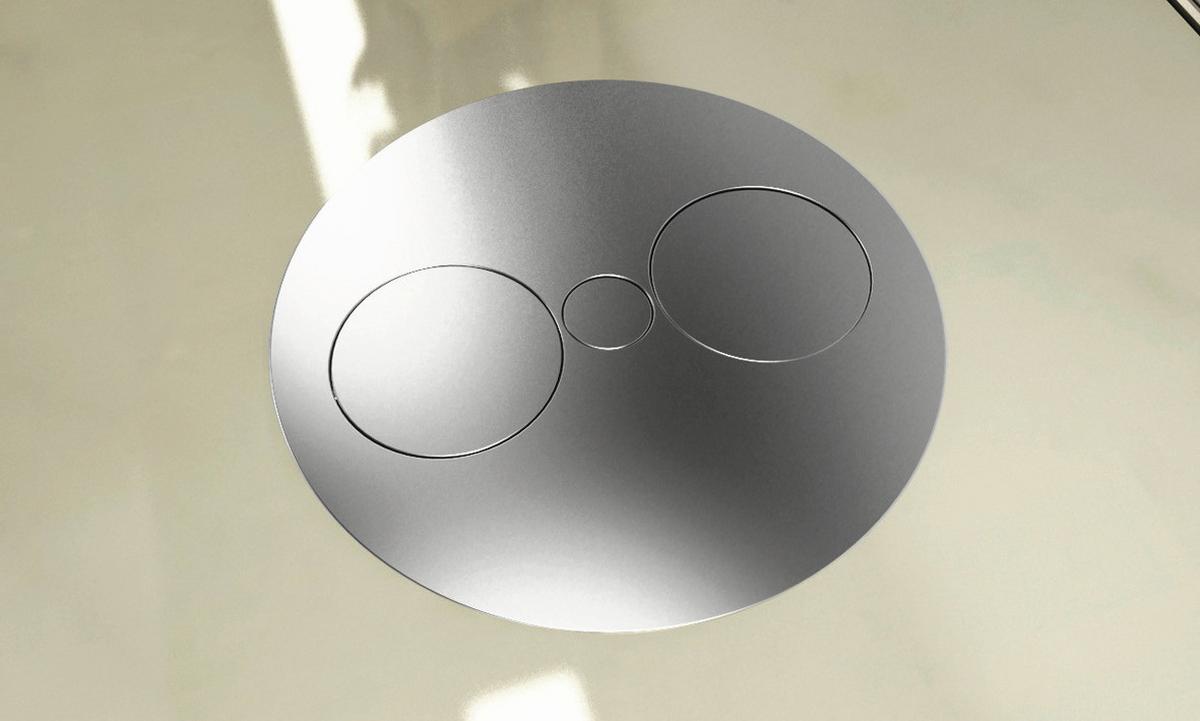 Steckdosenelement Twist 4450001 - Edelstahlfarben/Schwarz, ROMANTIK / LANDHAUS, Kunststoff (10,5cm) - HKT