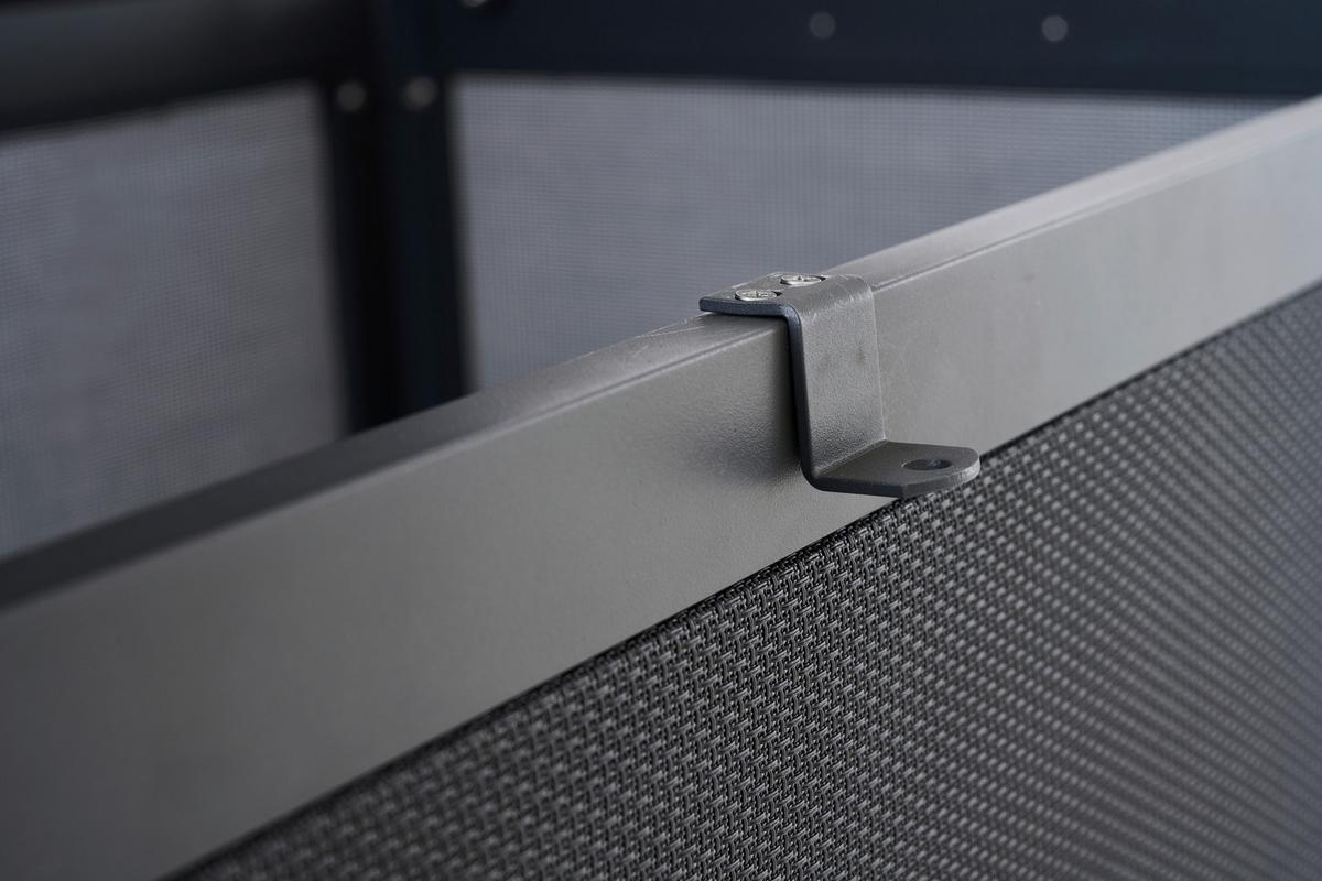 Kissenbox Sabano Grau - Grau, Basics, Kunststoff/Metall (79,3/83/159cm) - Siena Garden
