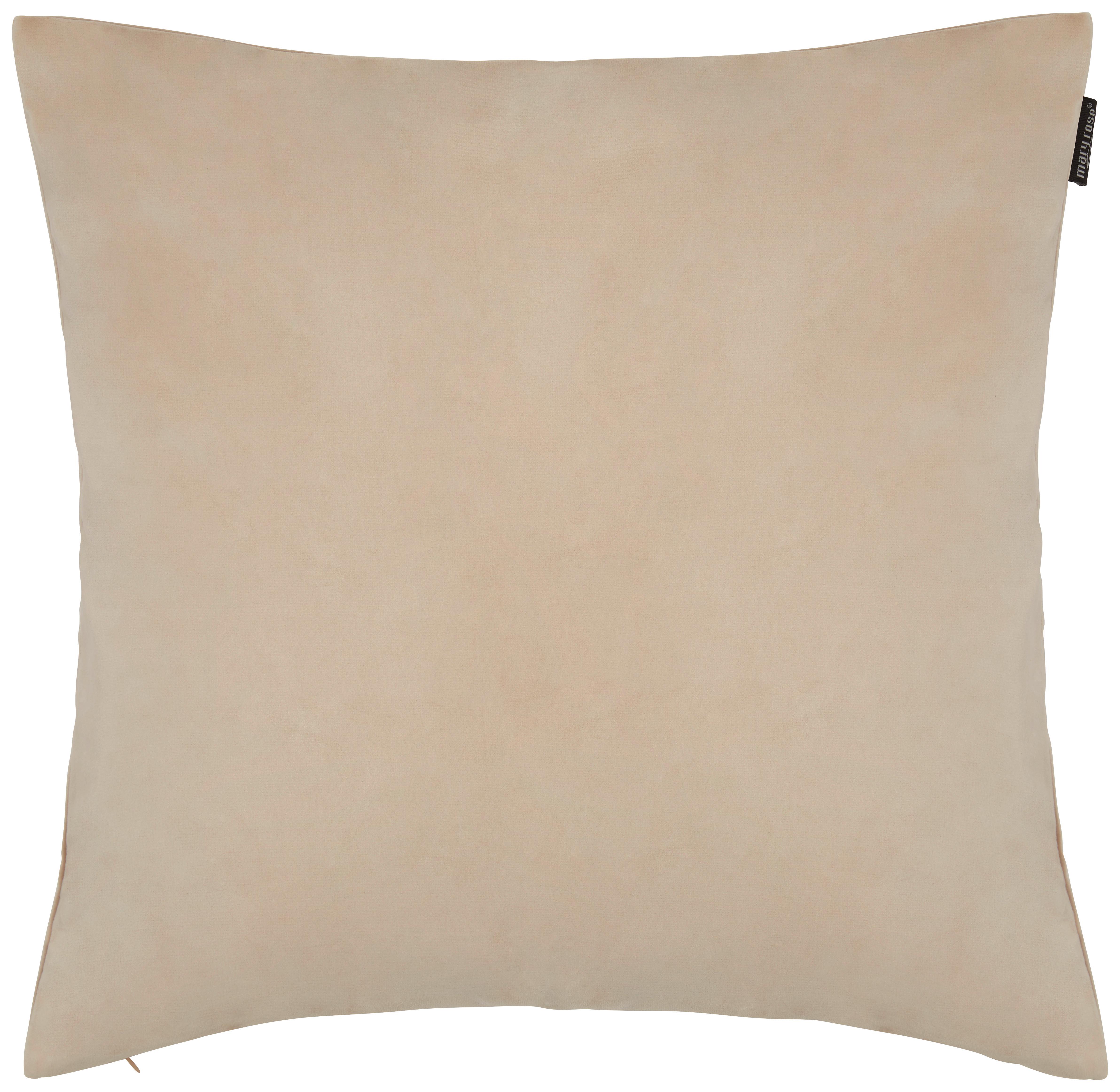Zierkissen Willow in Beige ca. 50x50cm - Beige, MODERN, Textil (50/50cm) - Mary's