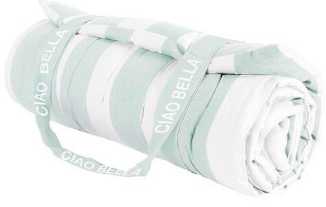 Strandmatte Mandy Mintgrün ca. 60x180cm - Mintgrün, Textil (60/180cm) - Mömax