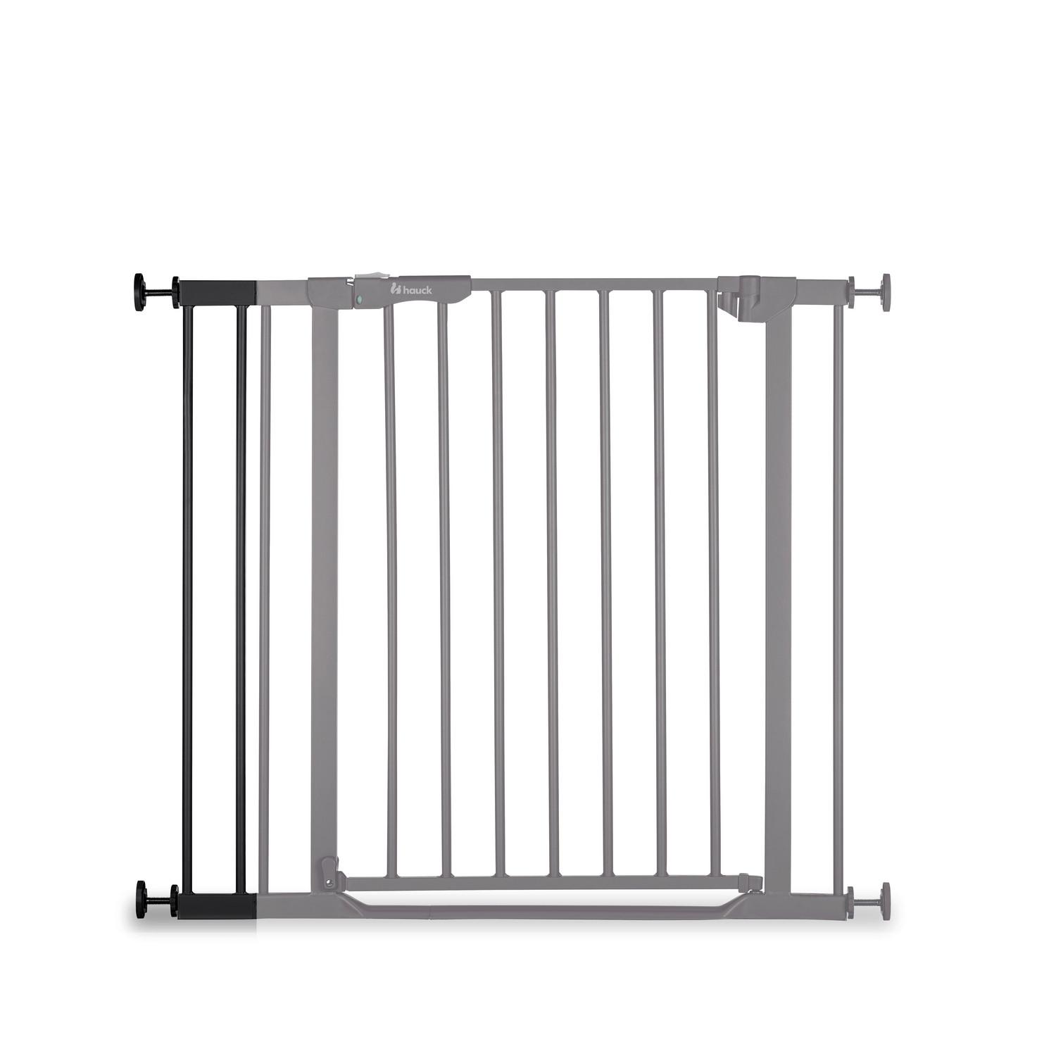 PRZEDŁUŻENIE BRAMKI OCHRONNEJ SAFETY GATE EXTENSION - czarny, Basics, tworzywo sztuczne/metal (9/77cm) - Hauck