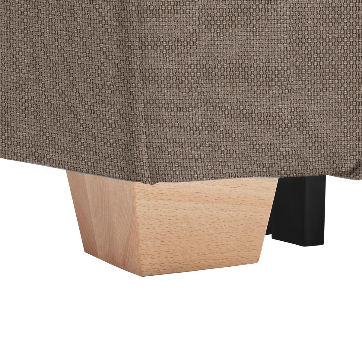 Wohnlandschaft Angelo Braun - Braun, Modern, Holz/Holzwerkstoff (255/92/185cm) - Mömax
