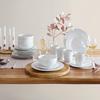 KOMPLETT SERVIS ROSEMARY - vit, Klassisk, keramik (32.5/28/28cm) - Mömax