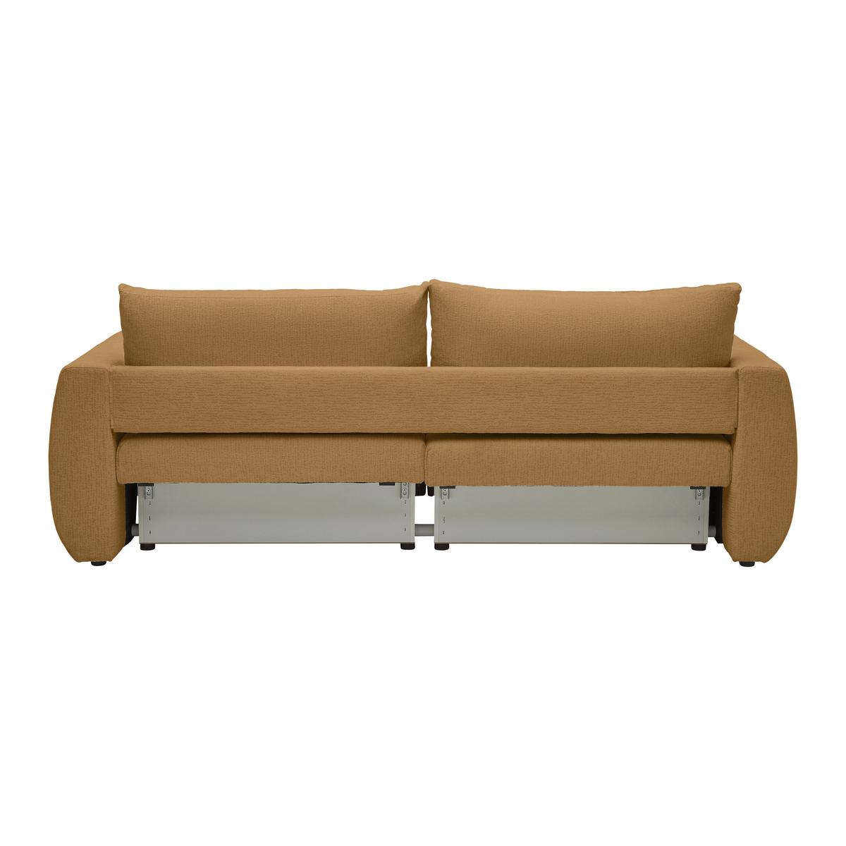 Schlafsofa Bologna Senfgelb - Beige/Senfgelb, Holz/Textil (245/74-90/104cm) - Mömax