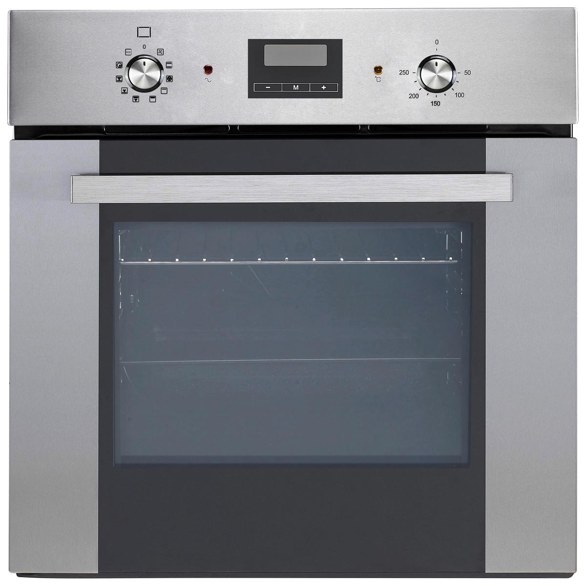 Küchenzeile Premium m. Geräte Grau/Eiche B: ca. 330 cm - Eichefarben/Grau, Basics, Holzwerkstoff (330cm) - Respekta