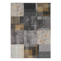 Covor cu țesătură plată Edessa 3 - auriu/gri, Modern (160/230cm) - Mömax