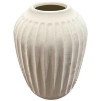 Vaza 26,8cm Yasmin - bela, Moderno, keramika (19/26,8cm) - Mömax