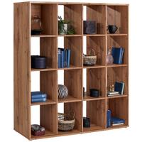 Térelválasztó Berni - tölgyfa színű, Modern, faalapú anyag (158/158/35cm)