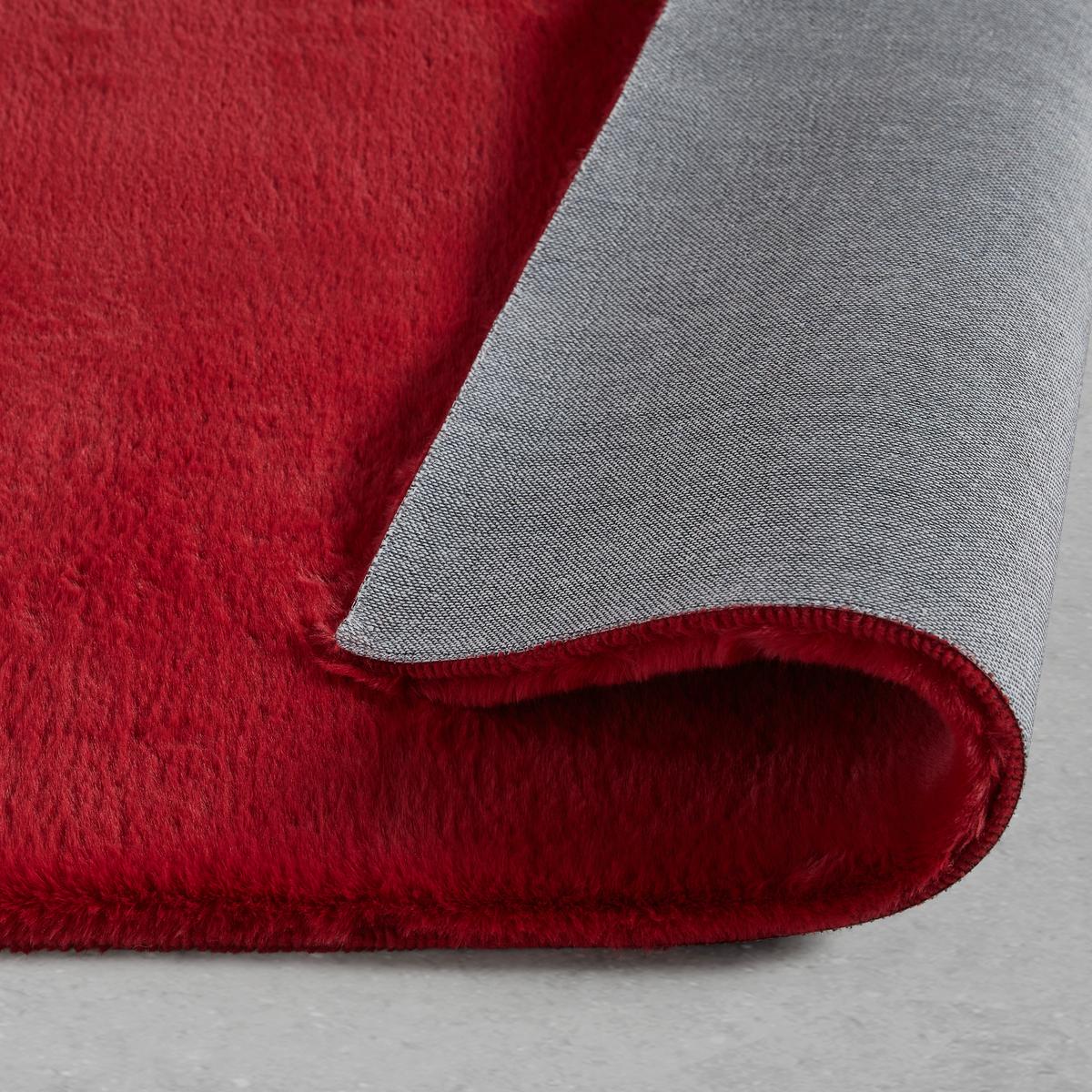 Kunstfell Caroline 4 Rot ca. 200x290cm - Rot, MODERN, Textil (200/290cm) - Mömax