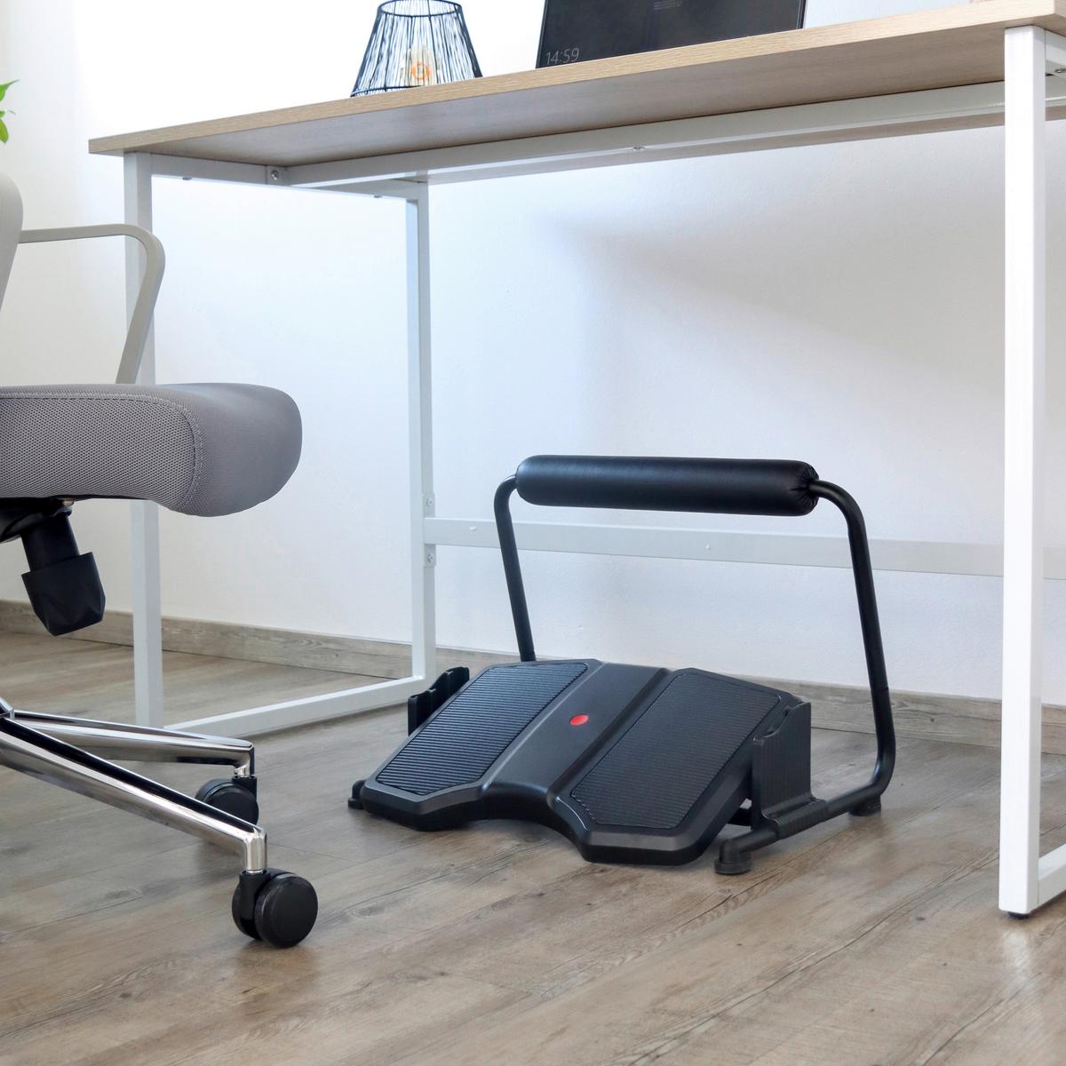 Opora Za Noge Podi F, Črna - črna, Basics, kovina/umetna masa (49/37/35cm) - MID.YOU