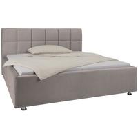 Oblazinjena Postelja Bogner, 160x200, Peščena Barva - barve kroma/peščene barve, Konvencionalno, tekstil (160/200cm) - Premium Living