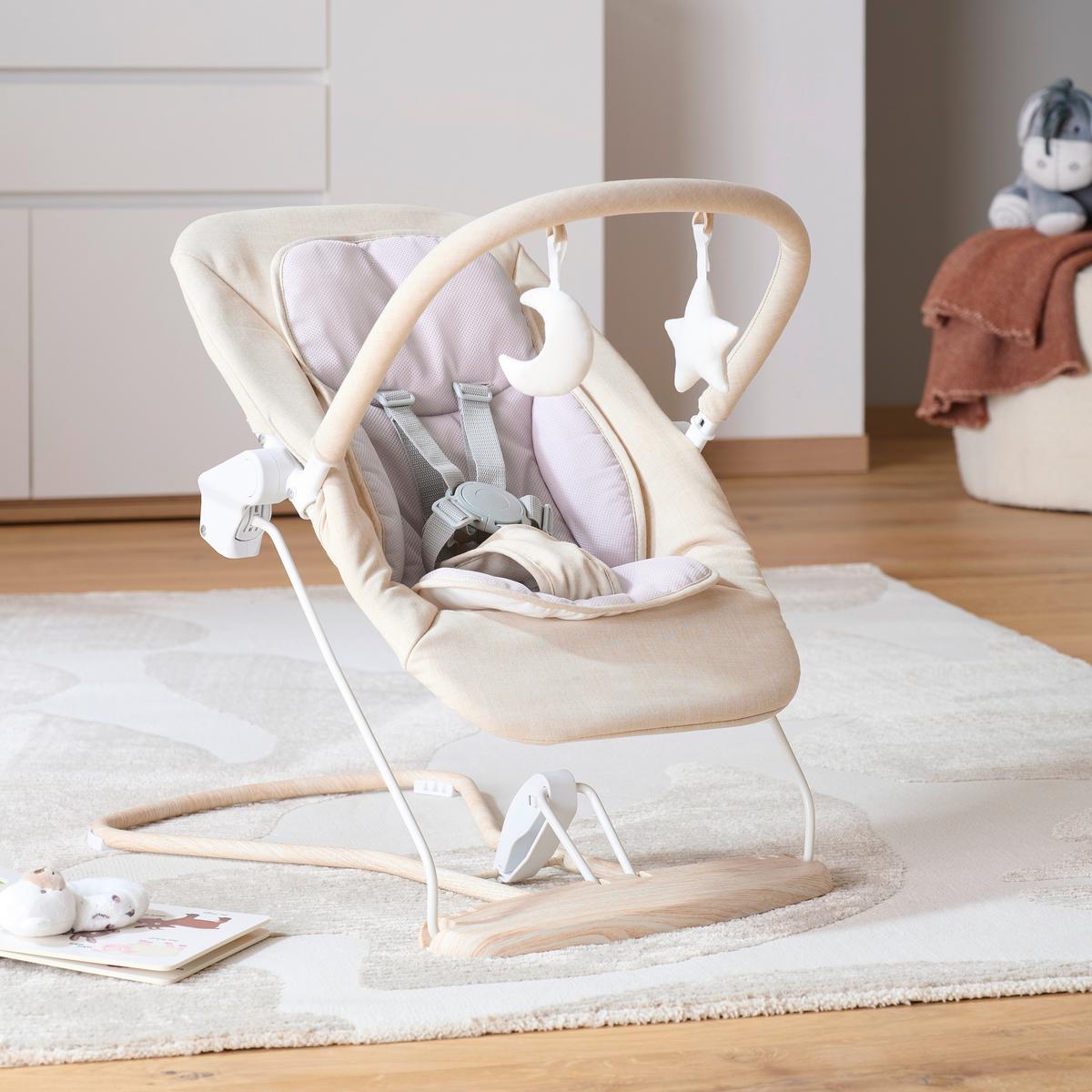 BUJAK LUNCH - beżowy, Basics, tworzywo sztuczne/metal (66/45/48-58cm) - My Baby Lou