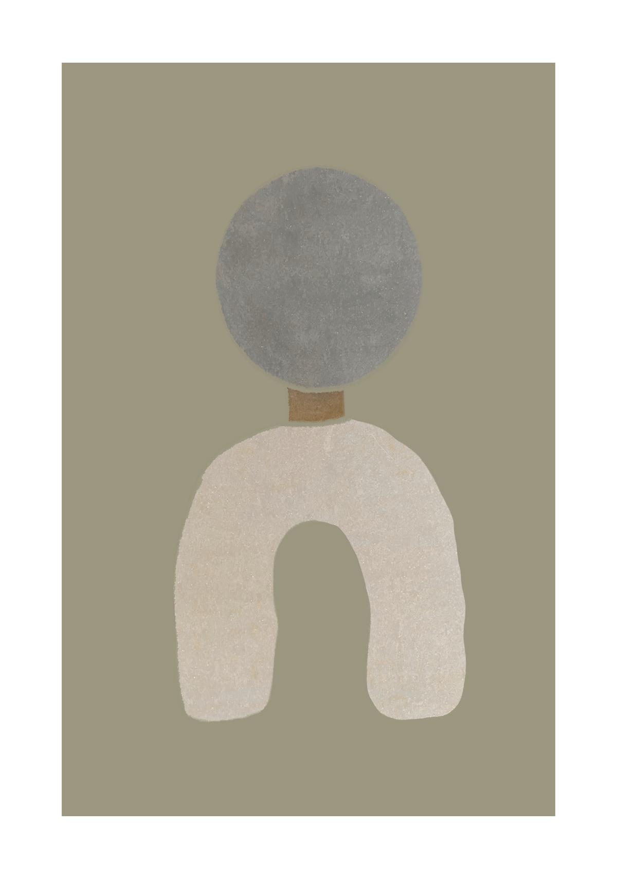 BILD FEEL-GOOD-003-50X70-FRX-FRZW - Beige/Schwarz, Basics, Holz/Kunststoff (50/70/10cm) - Wandkraft