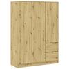 Kleiderschrank Basit Eiche Artisan - Eiche Artisan, Konventionell, Holzwerkstoff (147/206/57cm) - Mömax