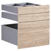 Schubladenset Unit in Eichefarben - Eichefarben, Modern, Holzwerkstoff (45,3/50,3/47cm) - Based
