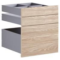 Schubladenset Unit in Eichefarben - Eichefarben, Modern, Holzwerkstoff (45,3/50,3/47cm) - Based