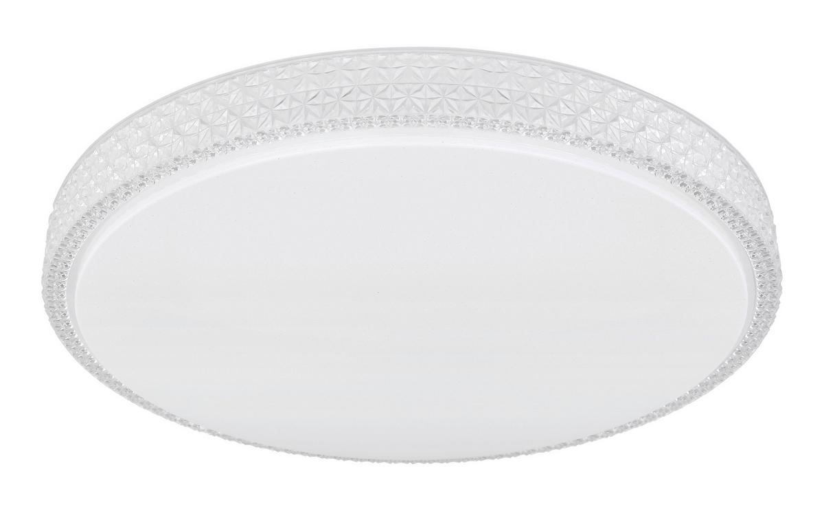 LED-DECKENLEUCHTE 41749-40 OVI - Klar/Weiss, Konventionell, Kunststoff/Metall (60/11cm) - Globo