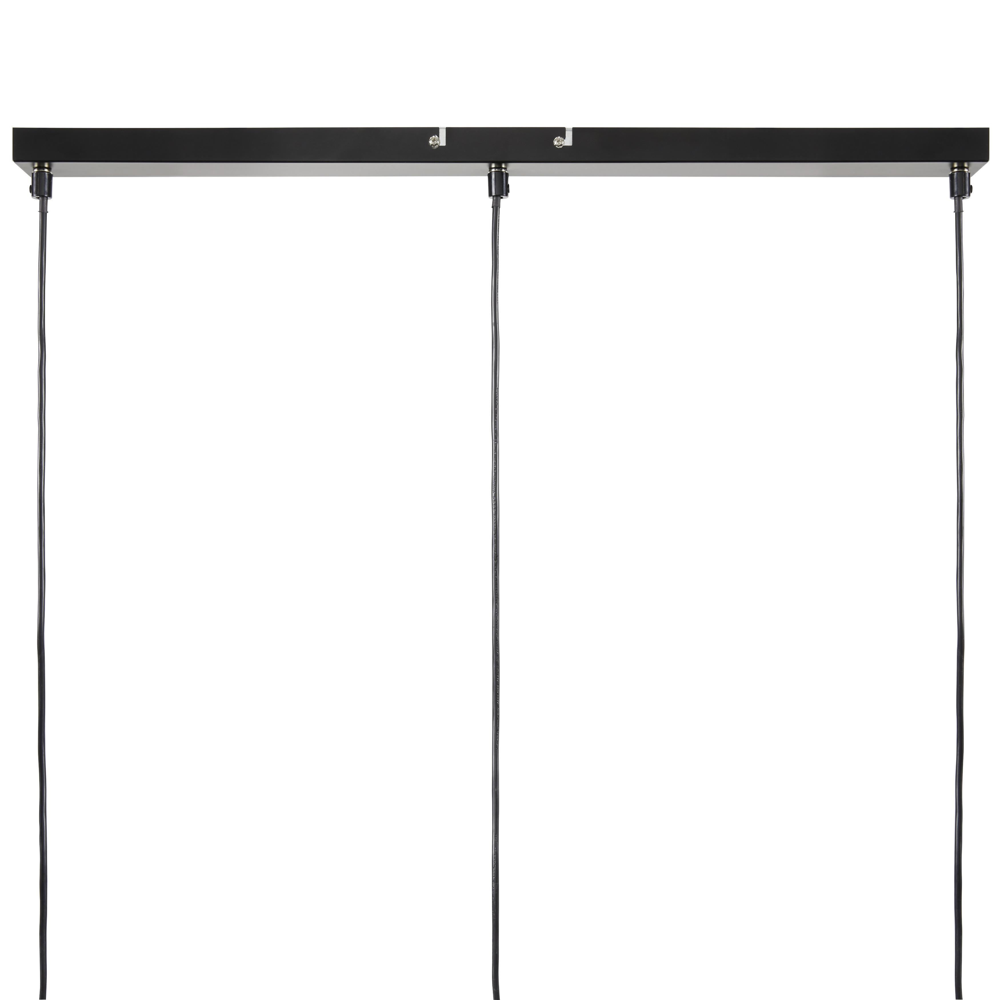 Hängeleuchte Gaio max. 40 Watt - Naturfarben, MODERN, Naturmaterialien/Metall (80/21/130cm) - Bessagi Home