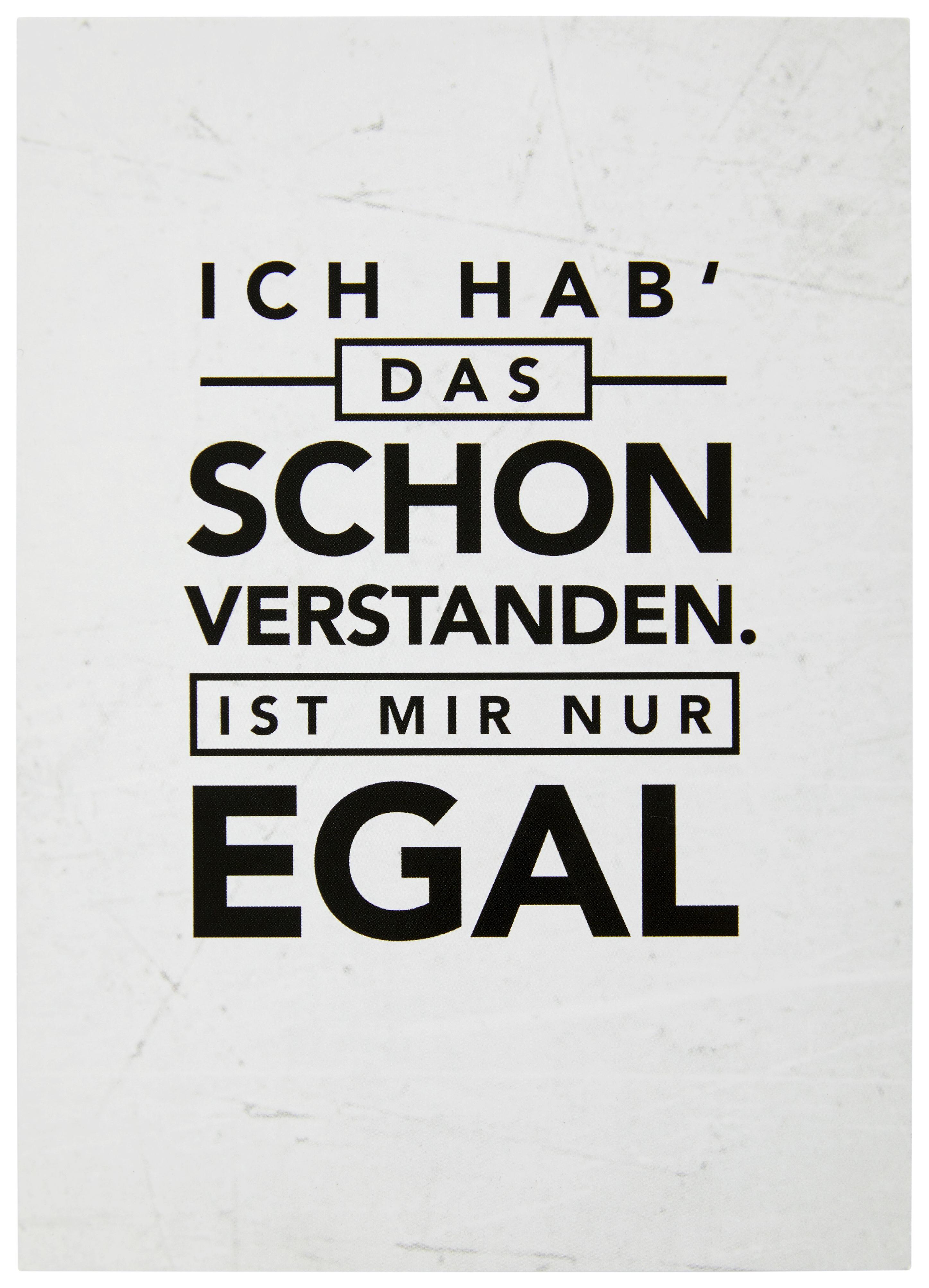 Postkarte Statements in Weiß - Multicolor, Papier (10,5/14,8cm) - VS Visual Statements