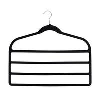 Vješalica Za Hlače Velvet - crna, Moderno, metal/tekstil (45/42/0,5cm) - Mömax