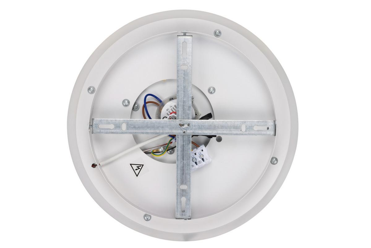 LAMPA SUFITOWA LED LEEDS *SBN* - biały, Basics, tworzywo sztuczne/metal (30/6,5cm) - Novel