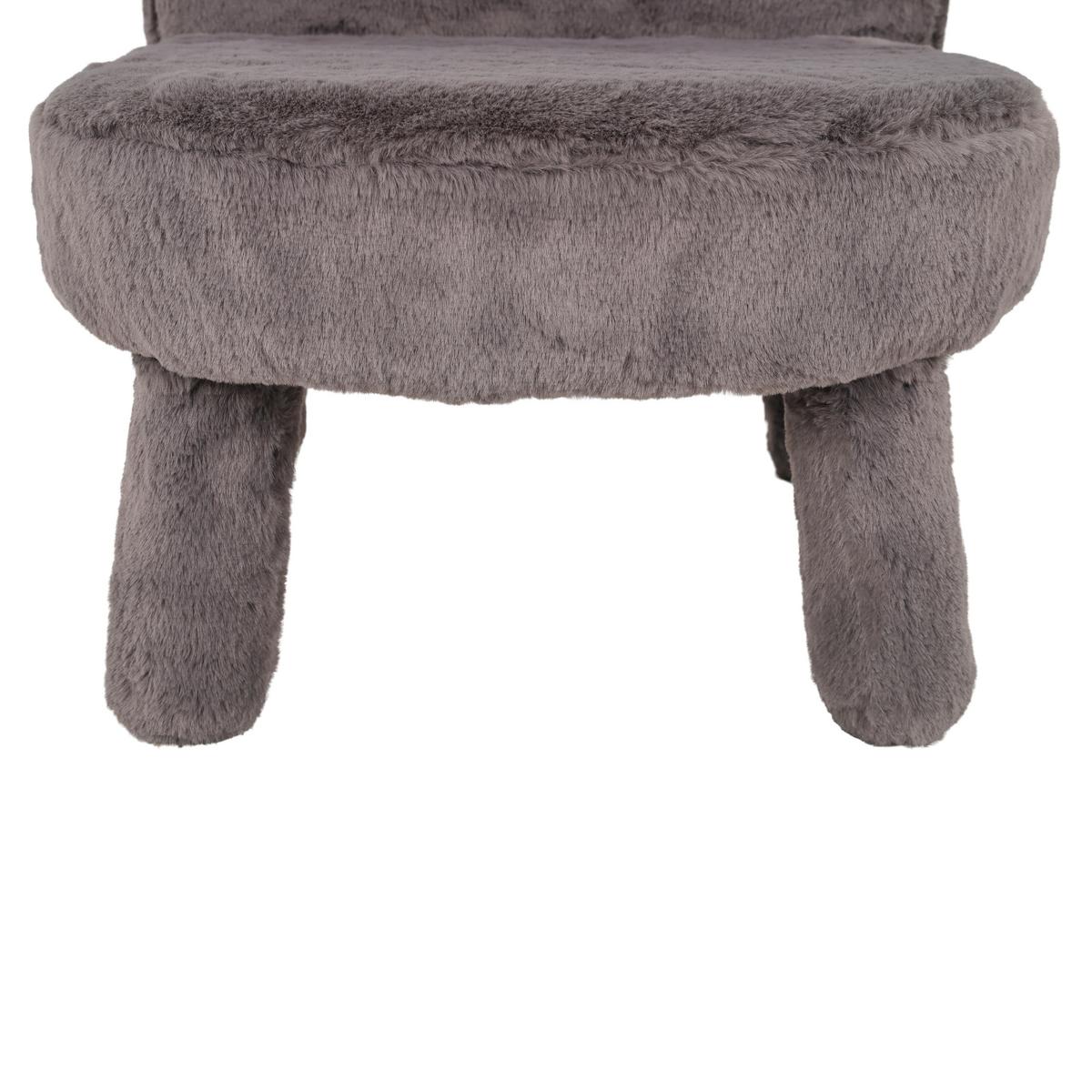Kinderstuhl Corto Grau - Grau, MODERN, Holz/Textil (39/48/44cm) - Mömax