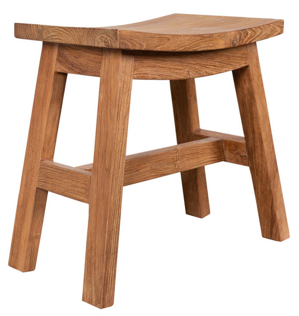 Gartenhocker Maira Teak - Basics, Holz (50/30/45cm) - Gardenson